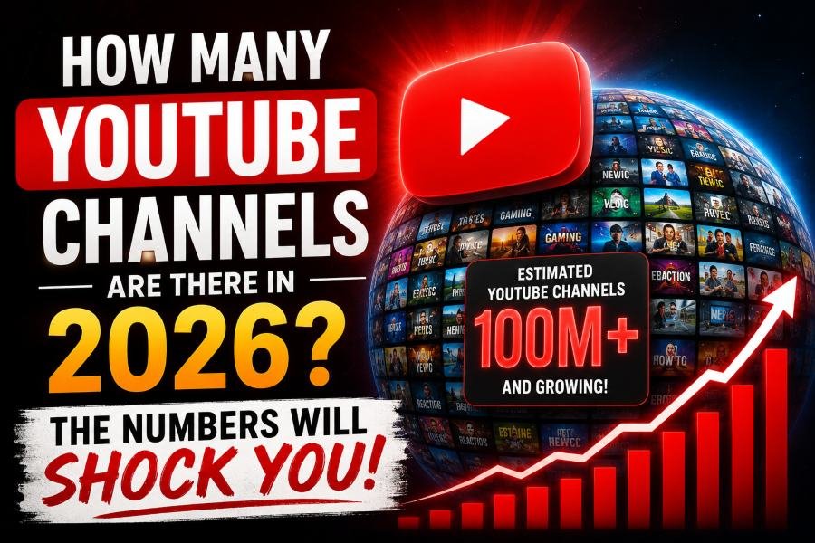 How Many YouTube Channels Are There in 2026? (The Numbers Will Shock You)